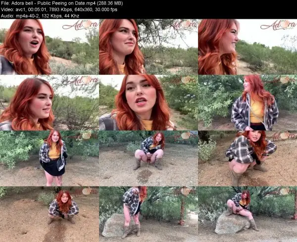Adora bell – Public Peeing on Date