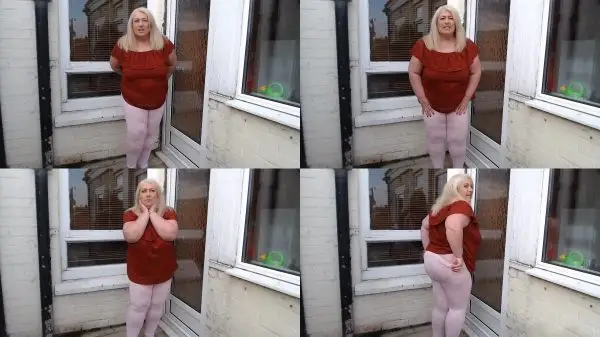English Milf Toilet Denial BBW Public Pee in Pants
