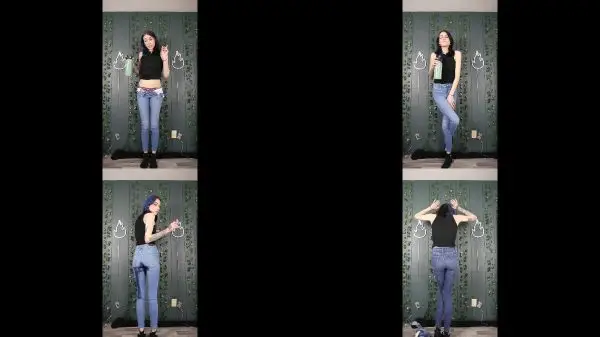 Liz Raw – 1 Full Bladder Vs 2 Jeans