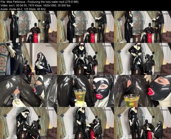 Miss Fetilicious – Producing the holy water