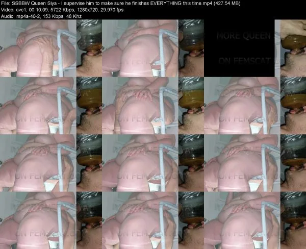 SSBBW Queen Siya – I supervise him to make sure he finishes EVERYTHING t…