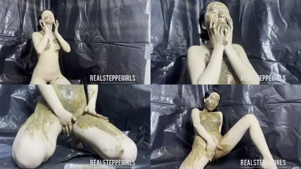 asiansteppe – Steppegirl Lisa eating and smearing her own scat women sca…
