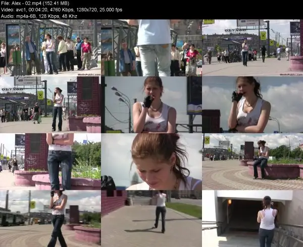 Alex – 02 pissing in public, HD