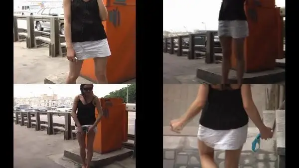 Alyona – 01 pissing in public, HD