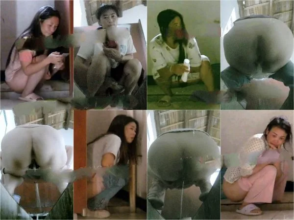 【全景厕拍】佼佼者第十八期-升级全景+沟底双视角59V[某房原版] Nude Ass