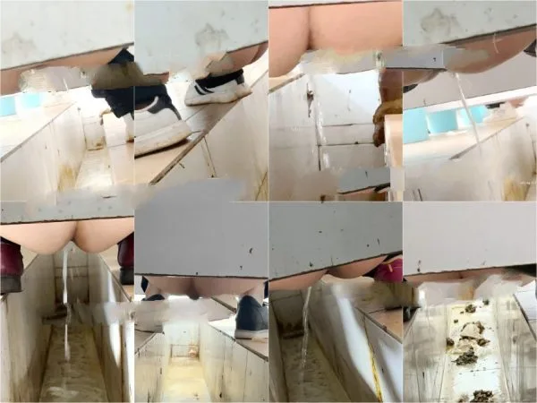 Peeping Voyeur【重口厕拍】女拍手沟式旱厕偷拍-满屏大便 拉稀第25期60V[某房原版]