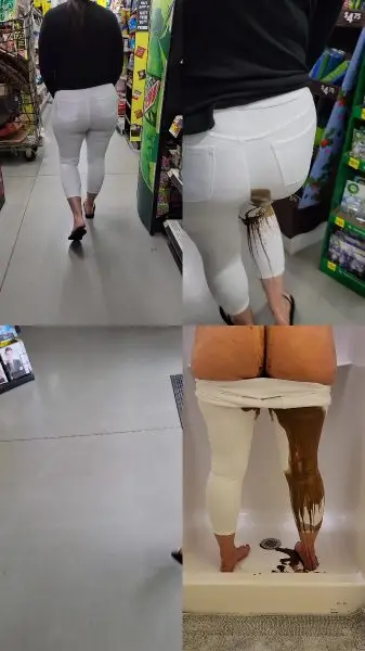 Lexipoo – Lexi Public Diarrhea in White Jeans + Bonus Poop