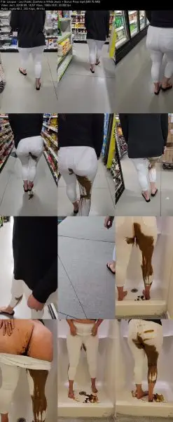 Lexipoo – Lexi Public Diarrhea in White Jeans + Bonus Poop