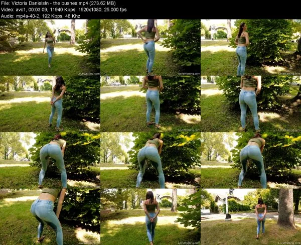 Victoria DanielsIn – the bushes