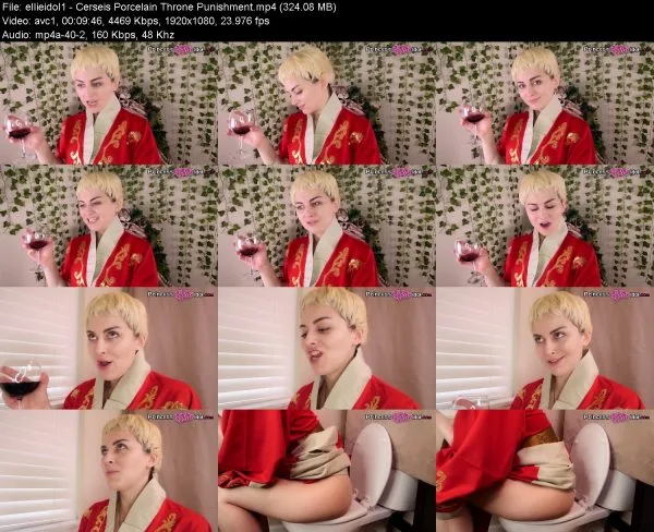 ellieidol1 – Cerseis Porcelain Throne Punishment
