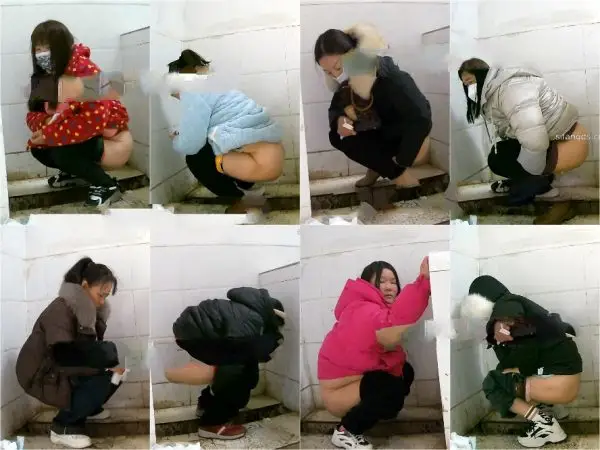 【厕拍】2025新作-服务区全景厕拍1镜3位置第八期27V[某房原版] Hidden Cam Toilet
