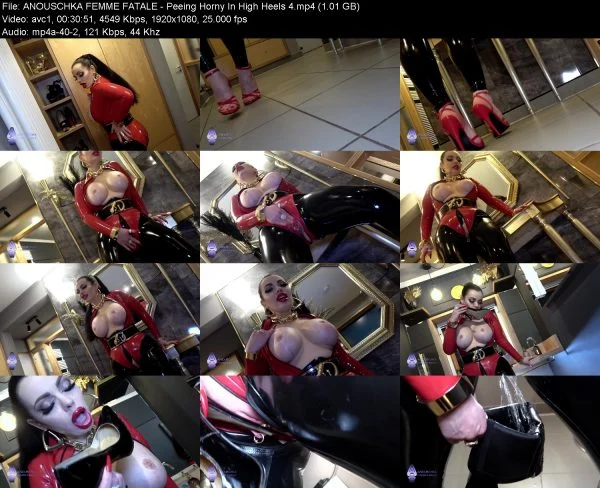 ANOUSCHKA FEMME FATALE – Peeing Horny In High Heels 4