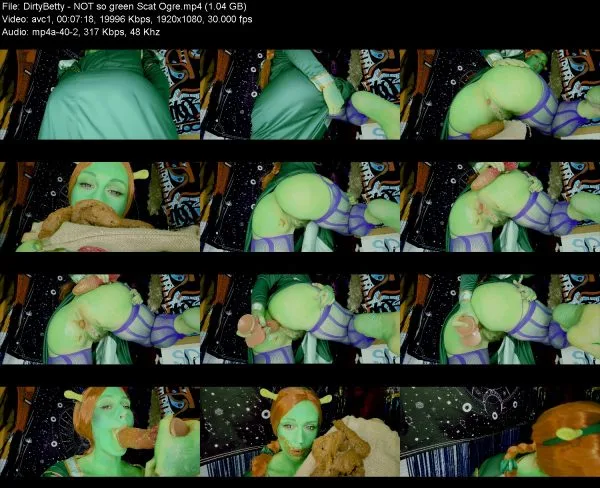 DirtyBetty – NOT so green Scat Ogre