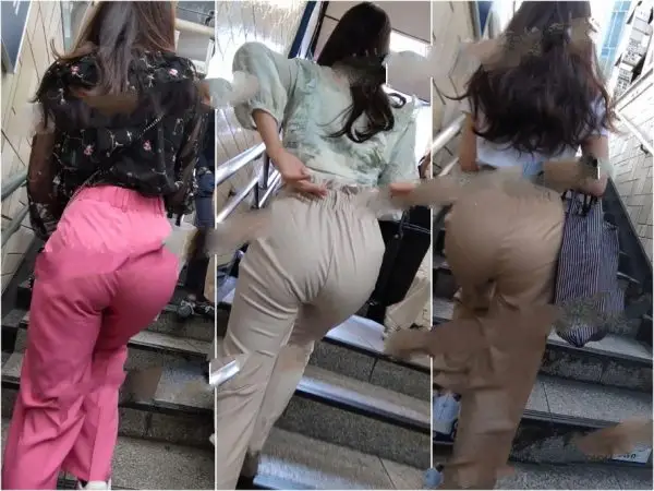 【再販】細いウエストからのむっちりまん丸なプリケツが最高にエロい！3選