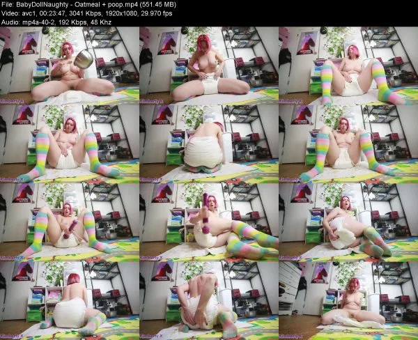 BabyDollNaughty – Oatmeal + poop