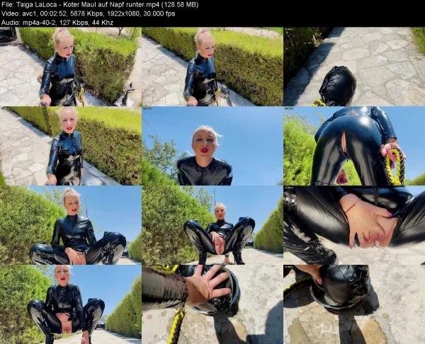 Taiga LaLoca – Koter Maul auf Napf runter