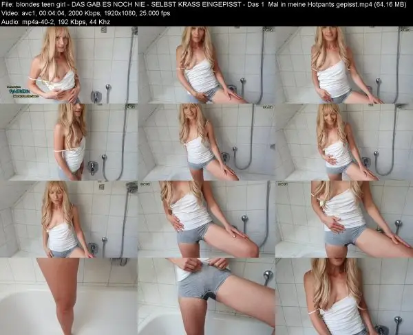 blondes teen girl – DAS GAB ES NOCH NIE – SELBST KRASS EINGEPISST – Das …