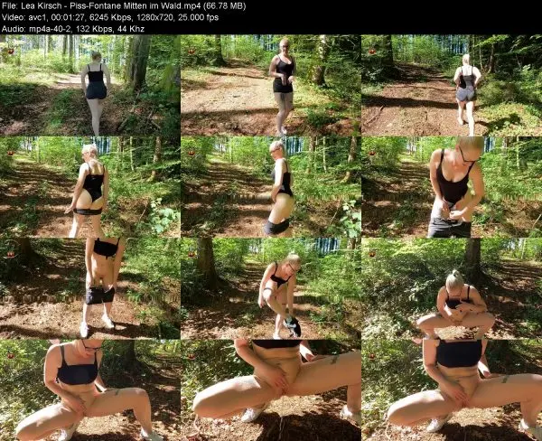 Lea Kirsch – Piss-Fontane Mitten im Wald