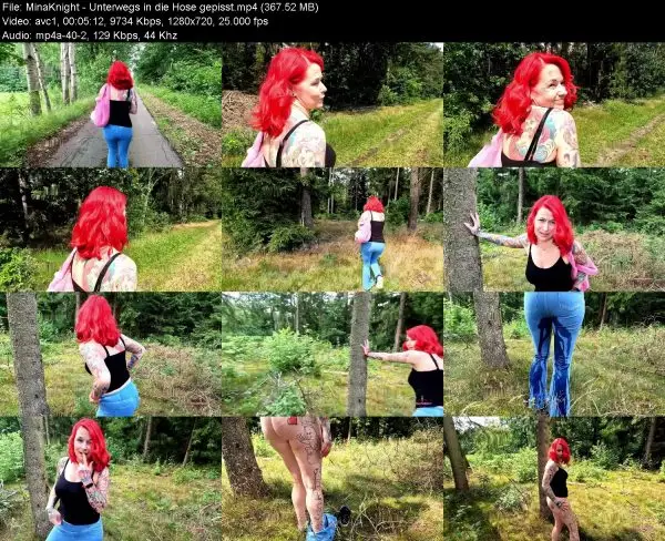 MinaKnight – Unterwegs in die Hose gepisst