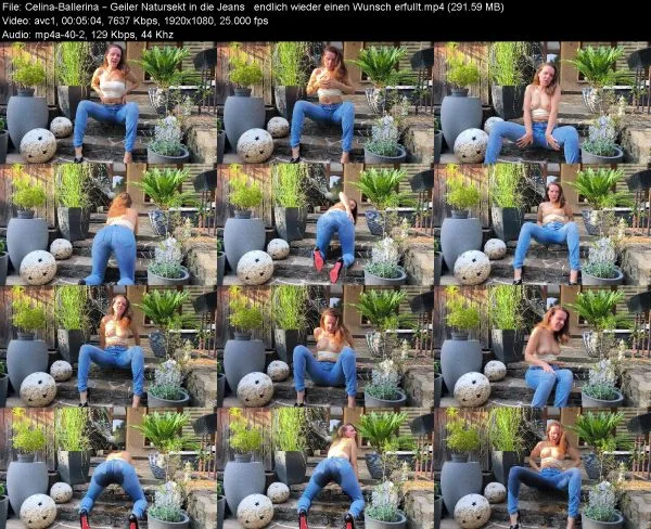 Celina-Ballerina – Geiler Natursekt in die Jeans   endlich wieder einen …