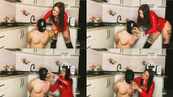 Dominatrix Nika – Sings the bottom with her juice in slow motion