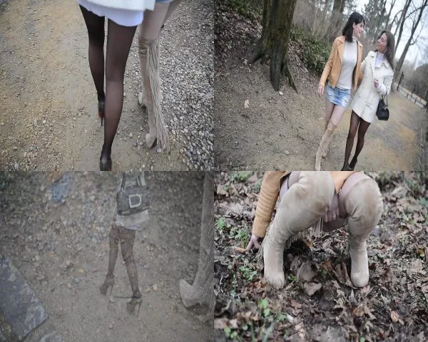 Lesbian Pee and Kiss