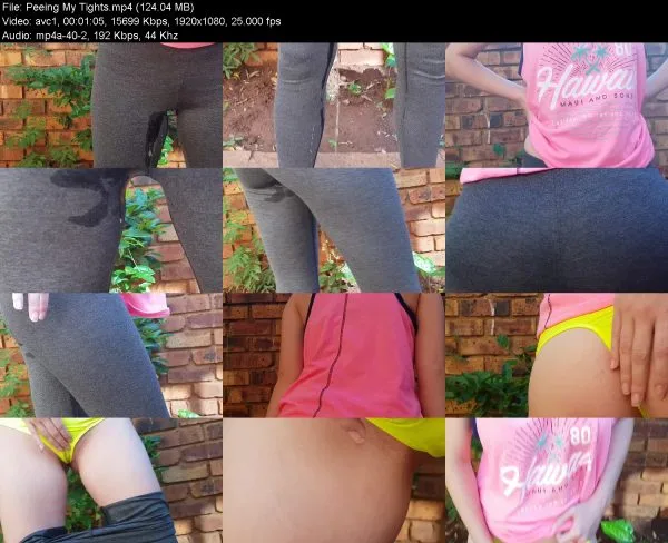 Peeing My Tights