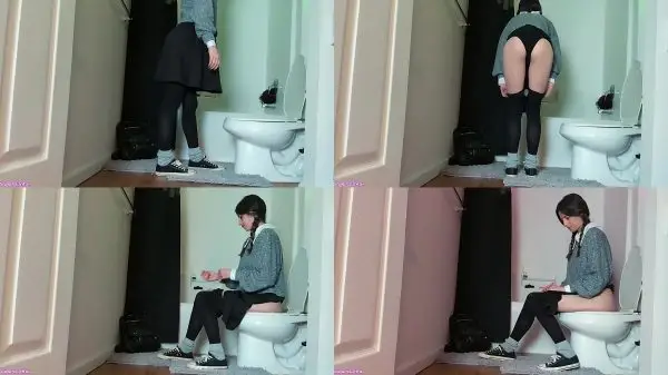 Sage Eldritch – College Girl Wednesday Addams Peeing Voyeur