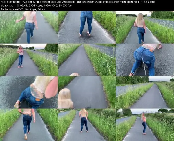 SteffiBlond – Auf der Strabe Eingenasst und Angepisst – die fahrenden Au…