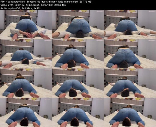 Yourfantasy6190 – Blessed his face with nasty farts in jeans