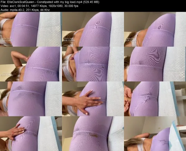 ElleClarkScatQueen – Constipated with my big load
