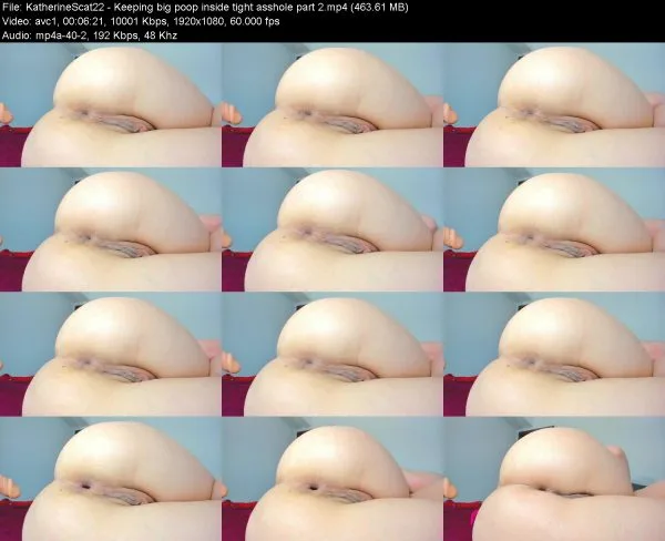 KatherineScat22 – Keeping big poop inside tight asshole part 2