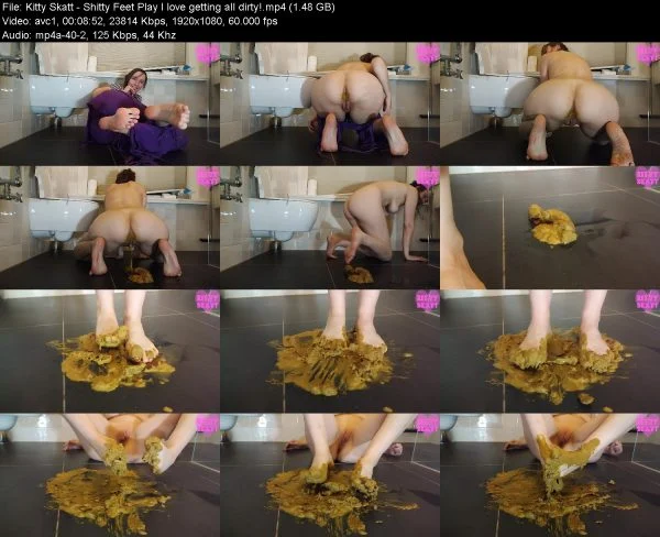 Kitty Skatt – Shitty Feet Play I love getting all dirty!