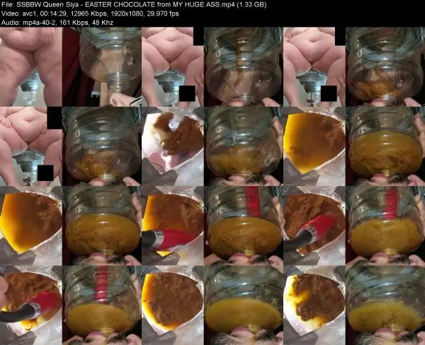 SSBBW Queen Siya – EASTER CHOCOLATE from MY HUGE ASS