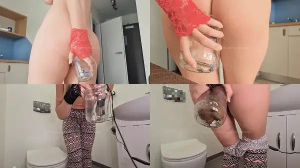 Bitter Scat – Giantess jar farts and poop nude