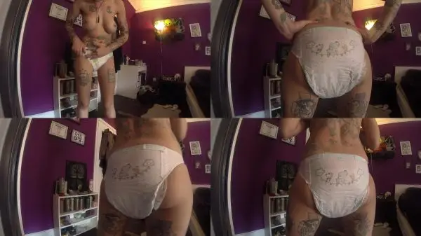 DemonaDragon – Monday Morning Topless Diaper Shit