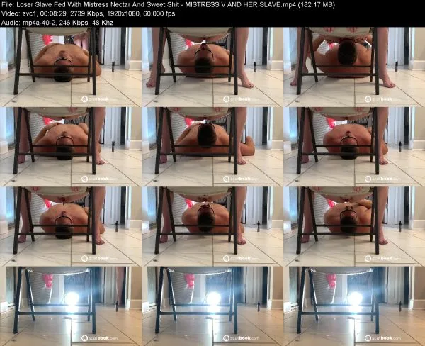 Loser Slave Fed With Mistress Nectar And Sweet Shit – MISTRESS V AND HER…