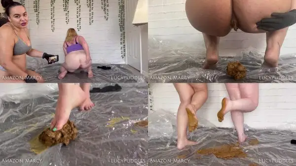 LucyPuddles – Lick Goddess Shit off our Size 10 Feet