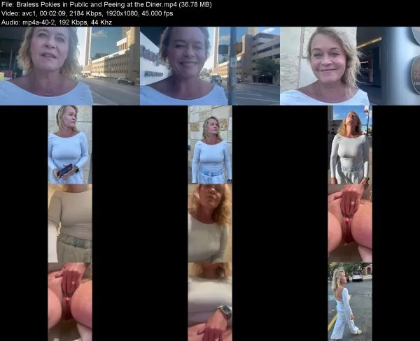 Braless Pokies in Public and Peeing at the Diner