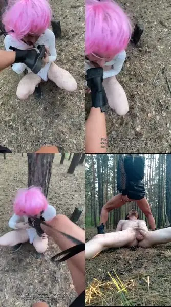 Domina Evgenia – My Humiliated Pet In The Forest 2