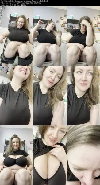 Mistress Nelly – Sneaking in on Mommy Pooping
