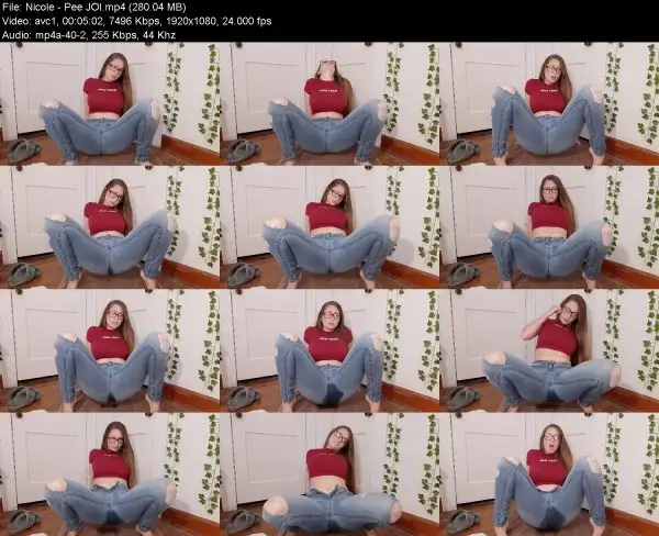 Nicole – Pee JOI