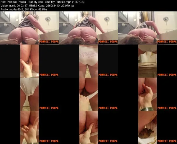 Pompeii Poopa – Eat My Ass – Shit My Panties