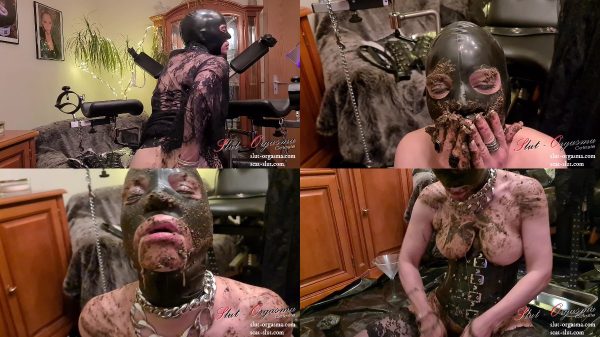 Scat-Slut Celeste – Scat Slut-Orgasma Celeste plastic pantie poop and di…