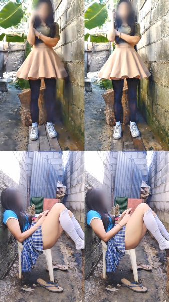 The girl next outdoor pissing in a stunning anthology