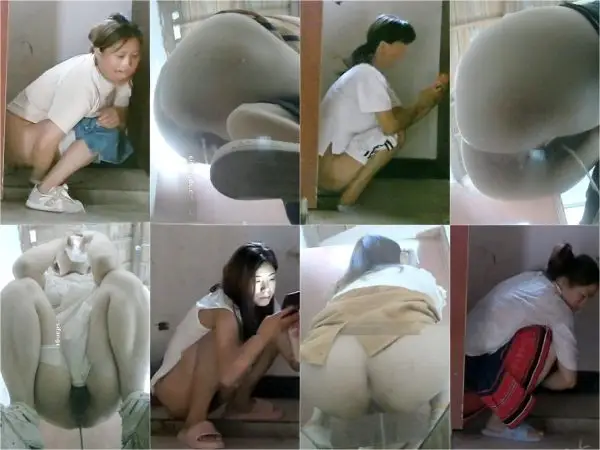 1月に流出した新シリーズ❤️ ナイトクラブやバーの女性用トイレの奥で撮影された写真。黒ストッキングとハイヒールを履いた様々な美女が登場❤️ 珍し…