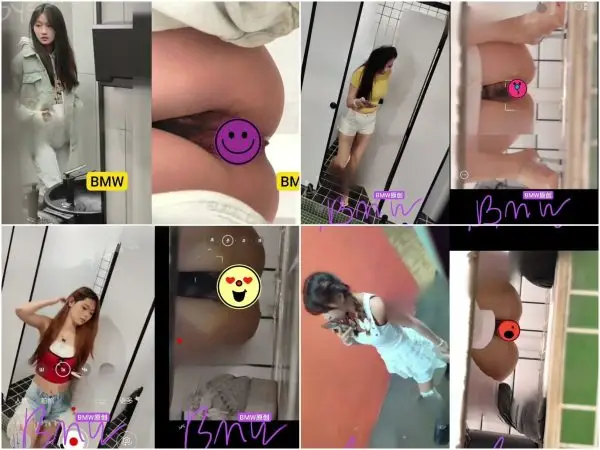 12月に流出❤️【高級トイレ写真】BMW高級グループ：女性用トイレでサラウンドライトをつけた高級美女たちの隠し撮り写真 Girls on the…