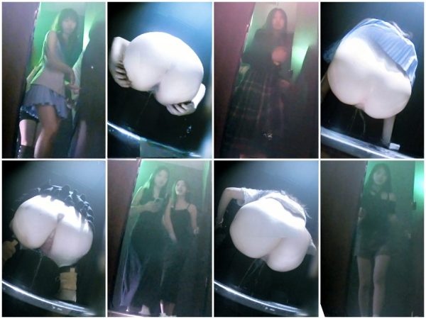 ネット初公開：【酒場トイレ盗撮シリーズ】黒ストッキングとハイヒール美女だらけ（パート6）32V Girls on the Toilet