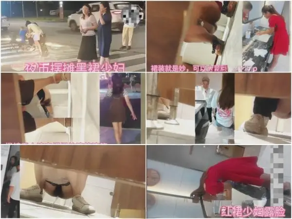 新しく流出した写真には、手持ちのトイレカメラが映っています❤️ トイレのカメラマスターが住宅街近くの公衆トイレで美女数人を密かに撮影し、散歩中の…