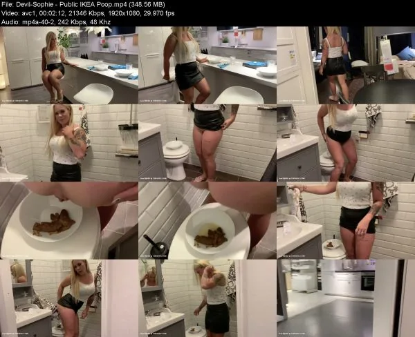 Devil-Sophie – Public IKEA Poop